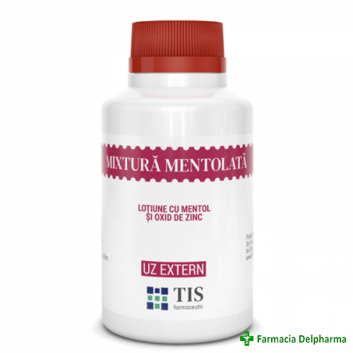 Mixtura Mentolata cu mentol si zinc x 100 ml, Tis Farmaceutic